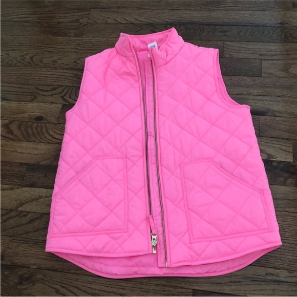 CREWCUTS link Quilted Vest pink size 4-5 - Picture 2 of 7